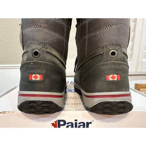 Pajar Canada Trooper 2.0 Men's Snow Boots Dark Grey Nubuck Sz 8.5/9 US 42 EU NIB - Picture 14 of 16